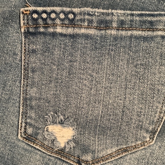 Blanknyc The Bond Glitter-Striped Mid-Rise Skinny Jeans in Retrograde Women’s 28 - Picture 14 of 16